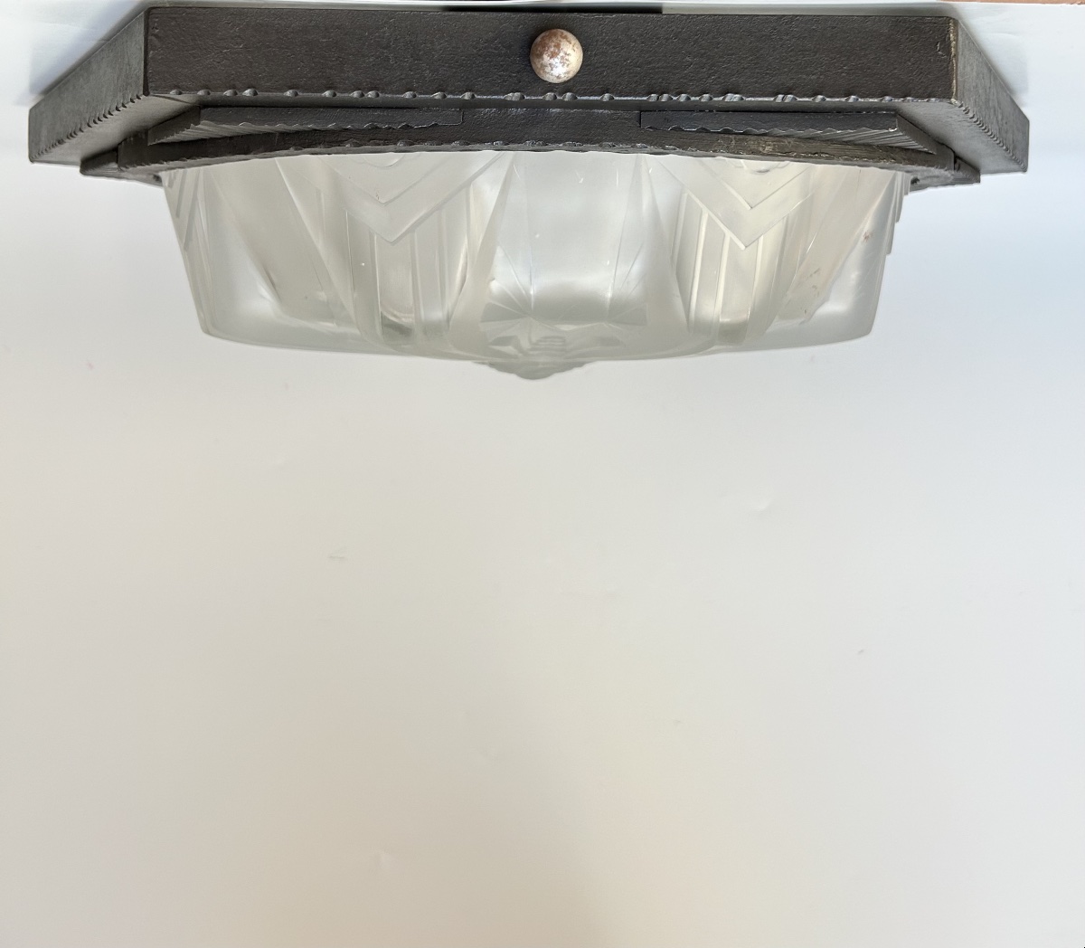 Plafonnier art déco de Muller Frères luneville -photo-2