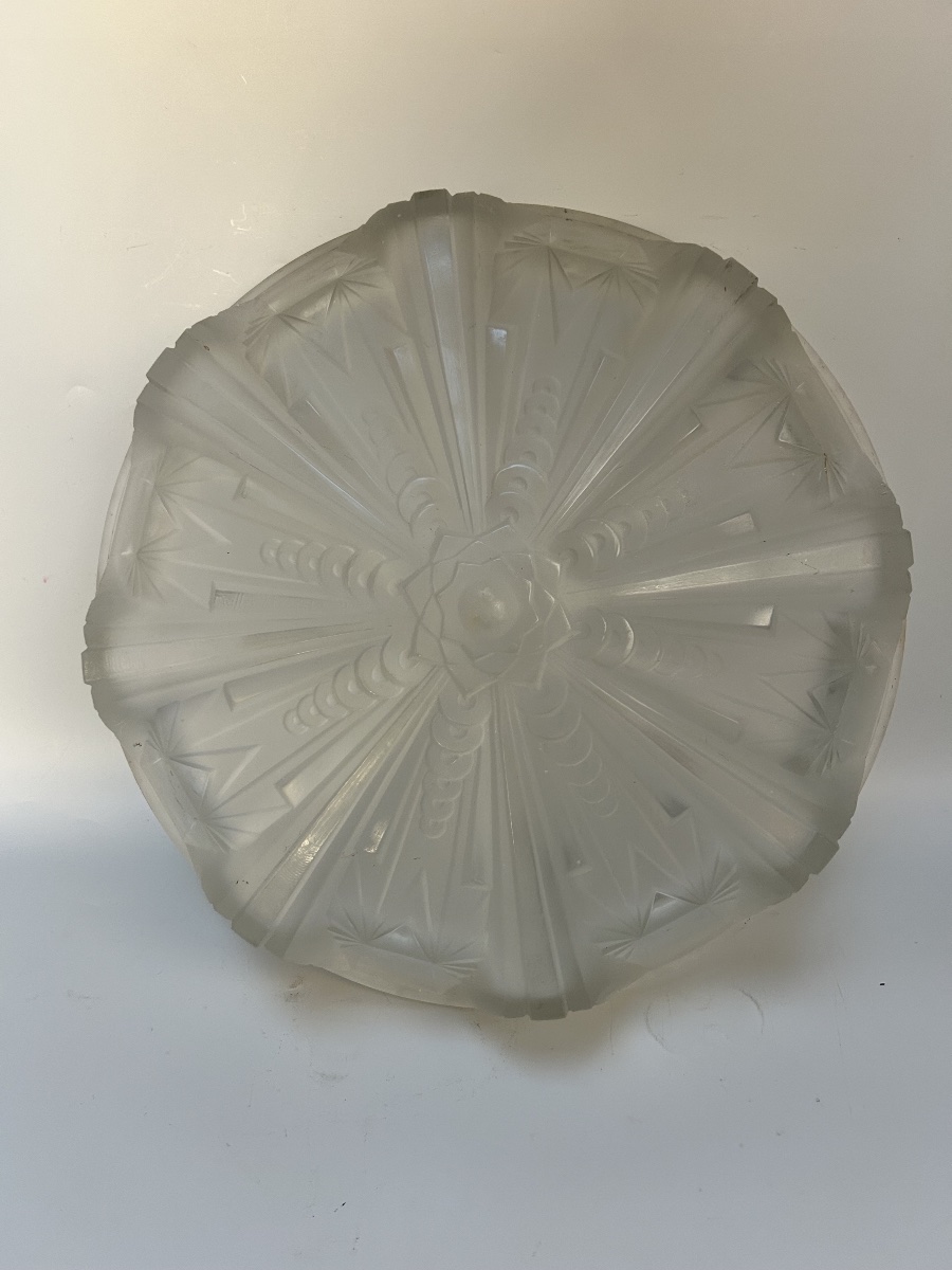Plafonnier art déco de Muller Frères luneville -photo-6
