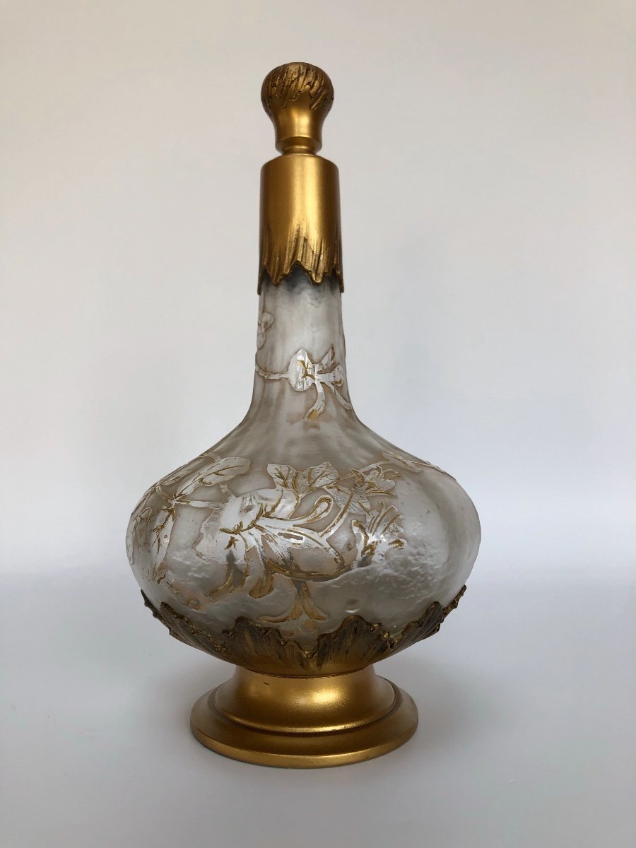 Victor Saglier Et Daum Nancy Carafe Art Nouveau