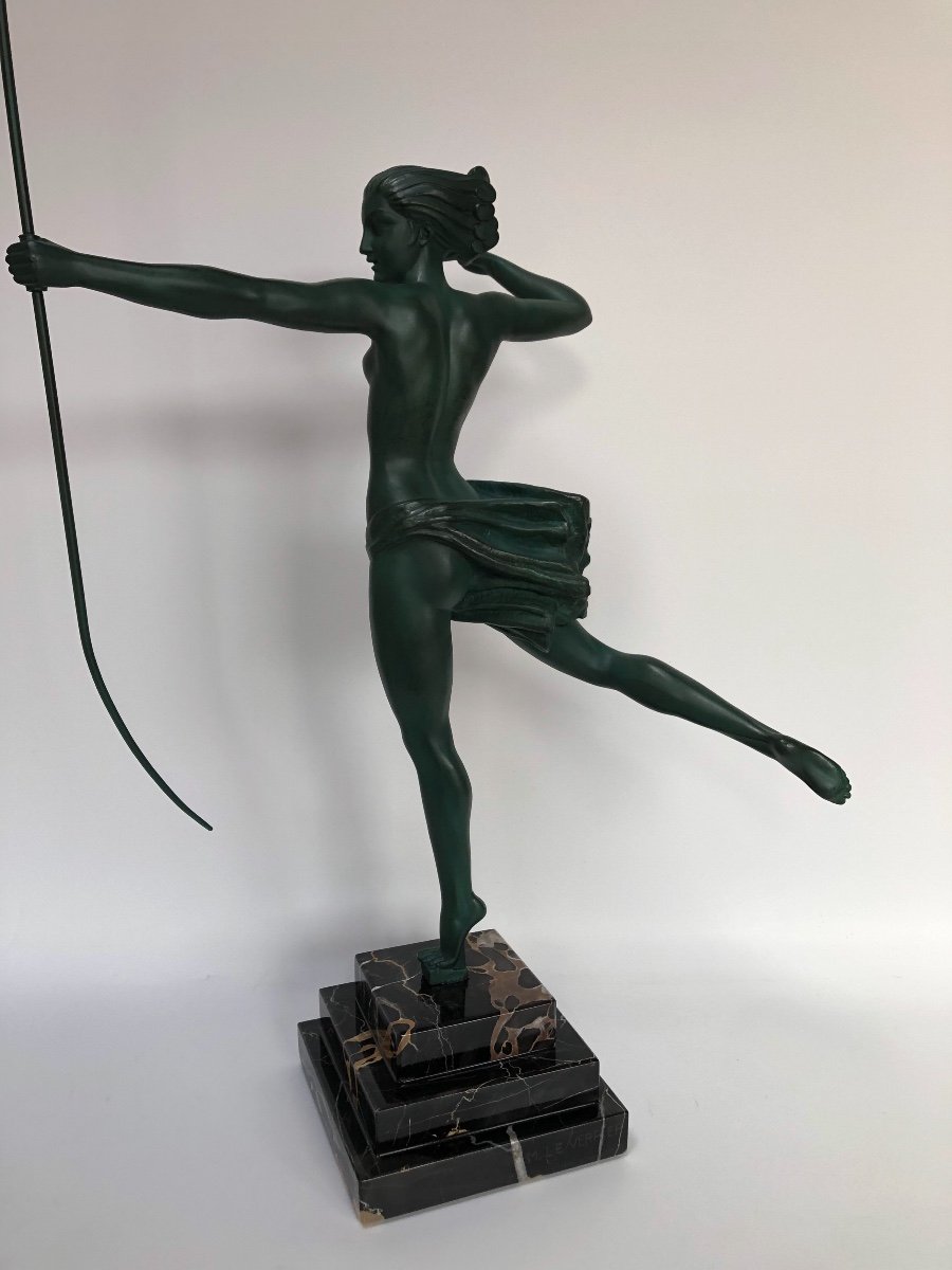 Max Le Verrier Sculpture Art Déco ( Atalante )-photo-1