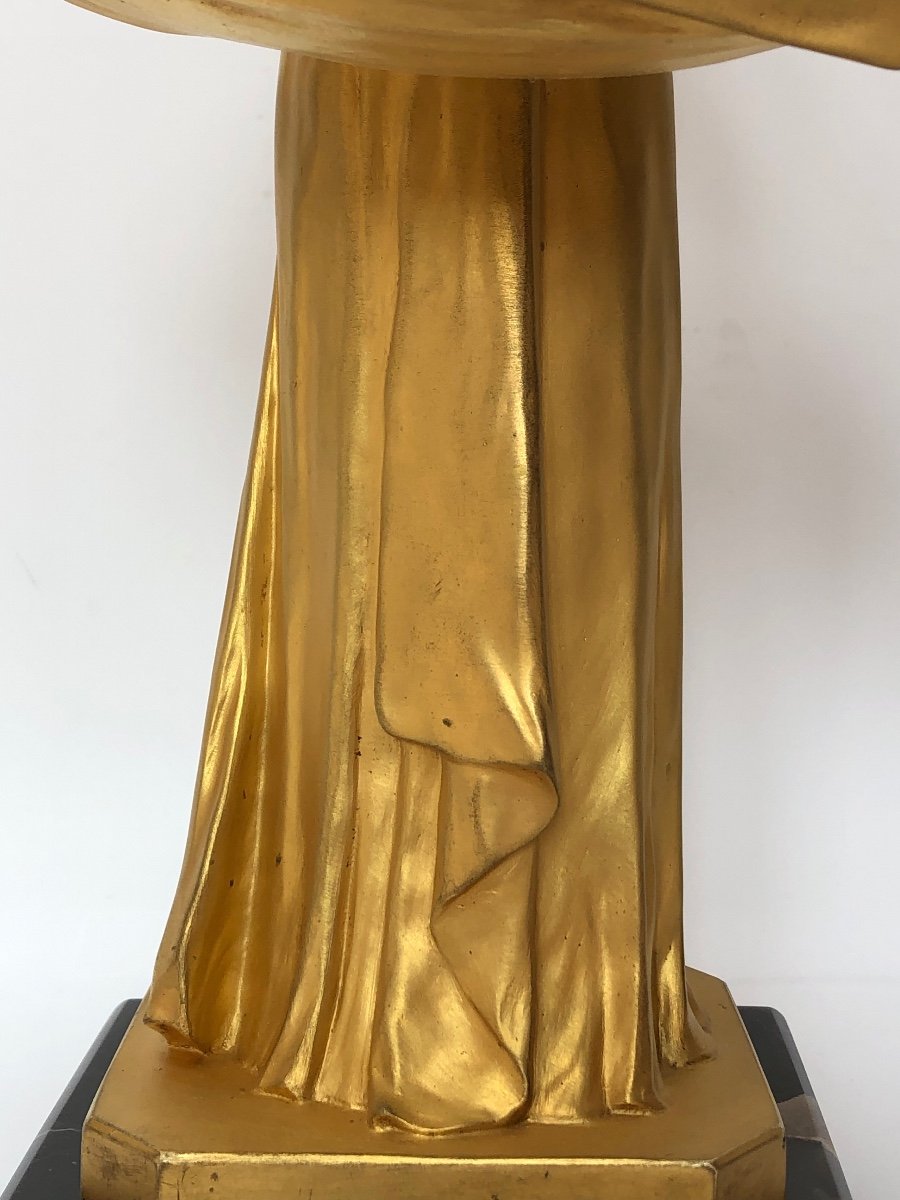 Maurice Bouval Bronze Art Nouveau (1863/1916 )-photo-6