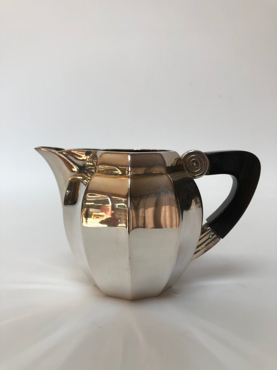 Tea And Coffee Service 5 Pieces By M Dufrene For Christofle (gallia)-photo-1