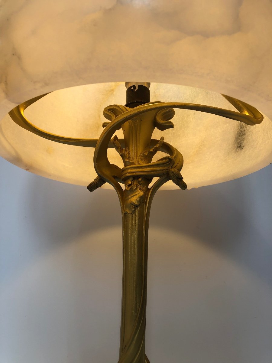 Art Nouveau Lamp In The Taste Of Majorelle-photo-5