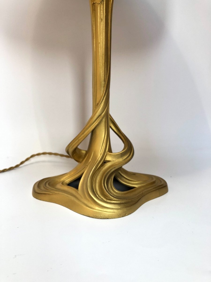 Art Nouveau Lamp In The Taste Of Majorelle-photo-6