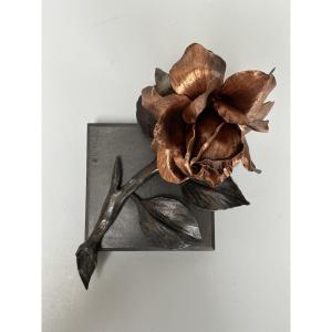 Presse papier art déco par « le fer forgé « Henri fournet