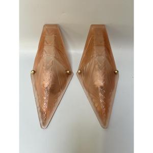 Pair Of Art Deco Wall Sconces