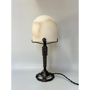 Art Deco Lamp By Raymond Subes