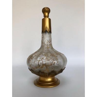 Victor Saglier Et Daum Nancy Carafe Art Nouveau