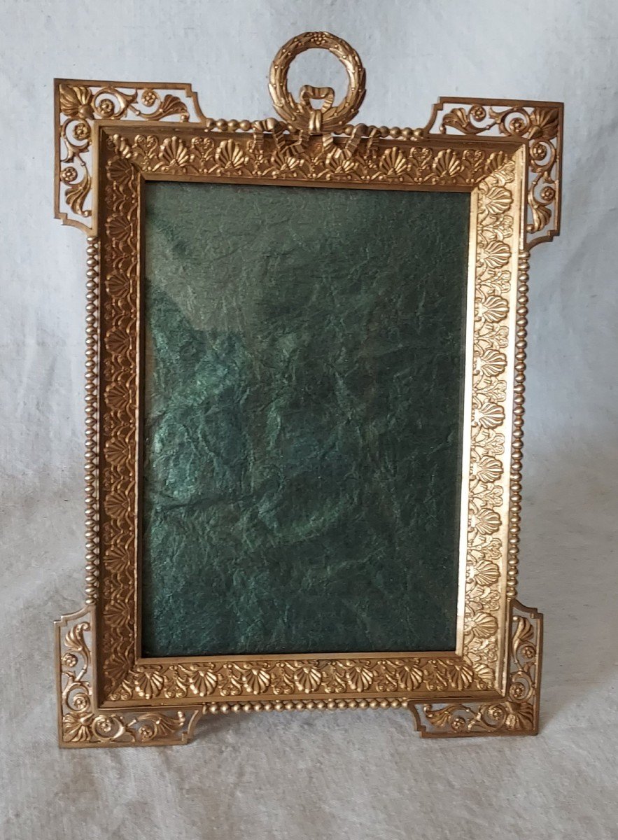 Napoleon III Gilt Bronze Photo Frame Album Format 