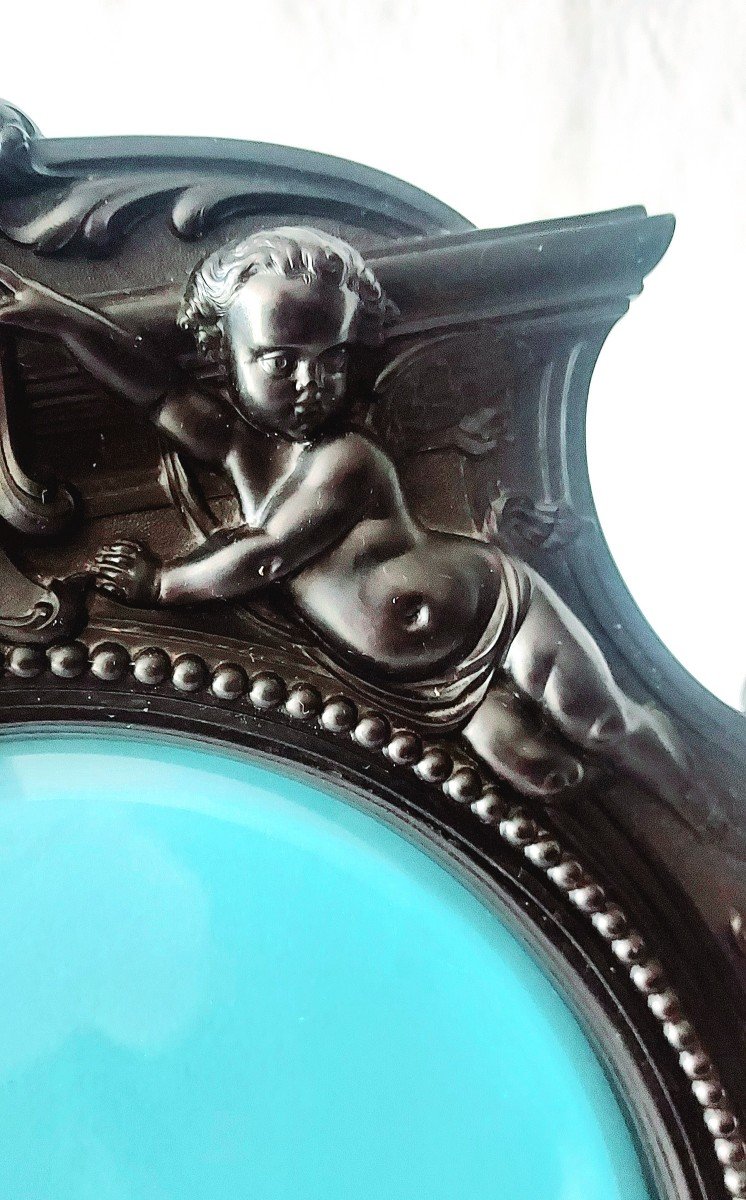 Exceptional Dimensions For This Hardwood Frame Called “ebonite”: 47 Cm High -photo-4