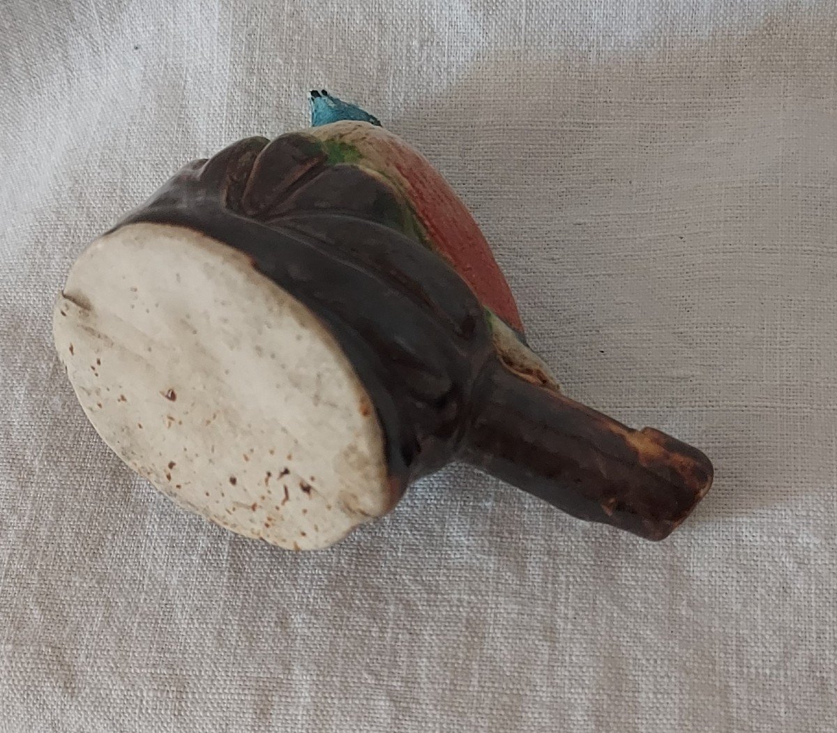 Whistle Bait With Double Sound Effect In Glazed Earthenware And Biscuit -photo-1