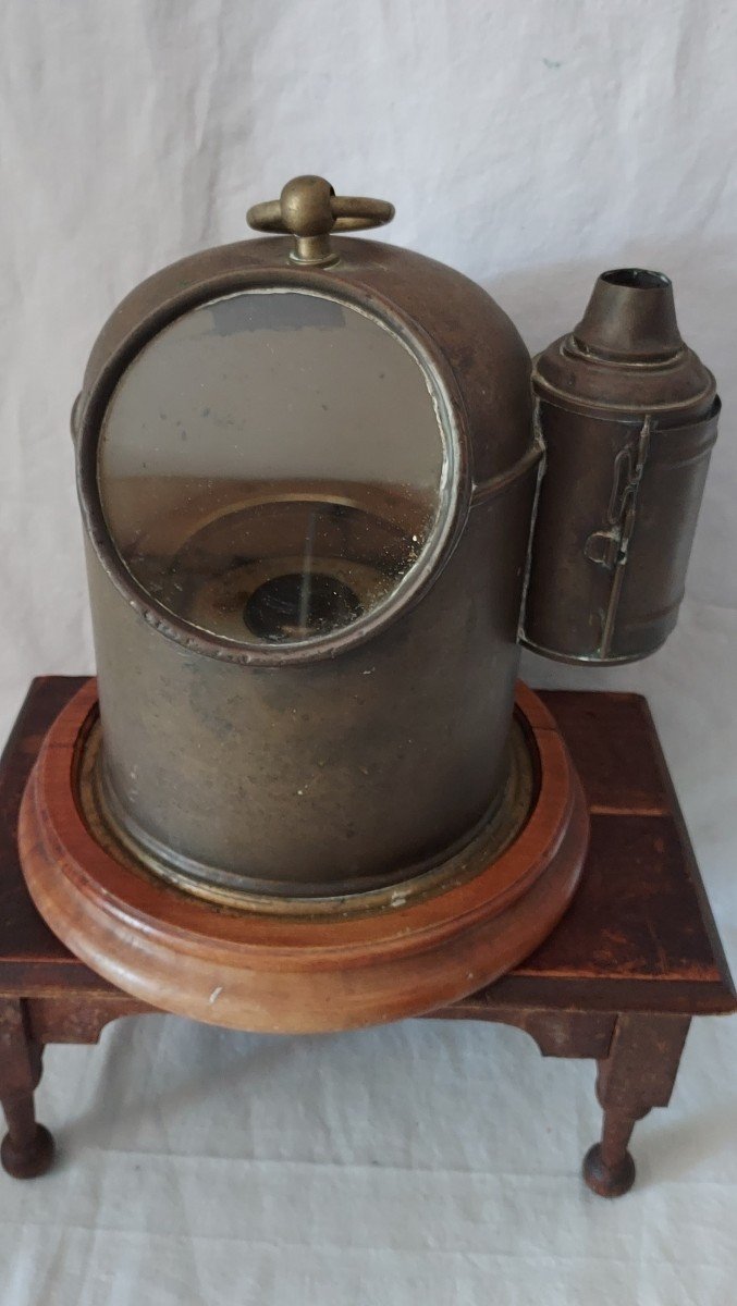Portable Copper Binnacle Marine Compass 