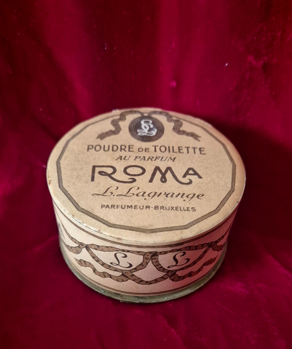 Lot De Six Boîtes à  Poudre De Beauté En Carton De Maisons Diverses-photo-4