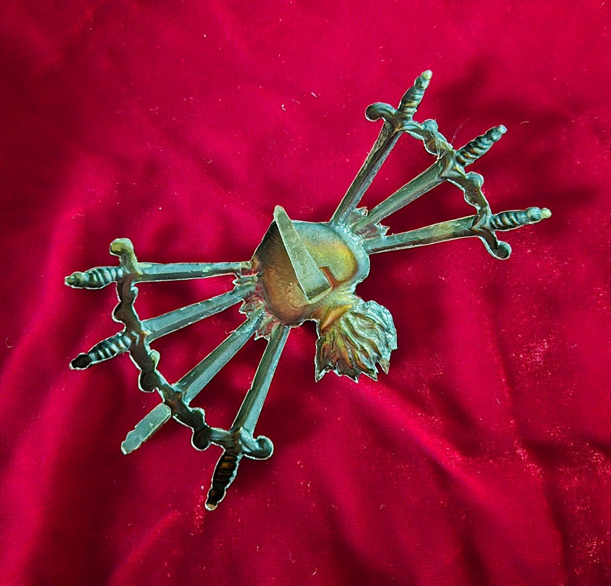 Ex Voto Dolorosa Heart Pierced By Seven Silver Daggers-photo-2