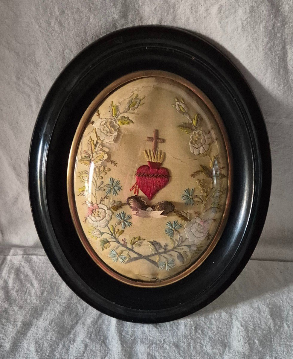 Reliquary Of Marguerite-marie Alacoque (1647-1690) From 1864 Dating From Her Beatification-photo-2