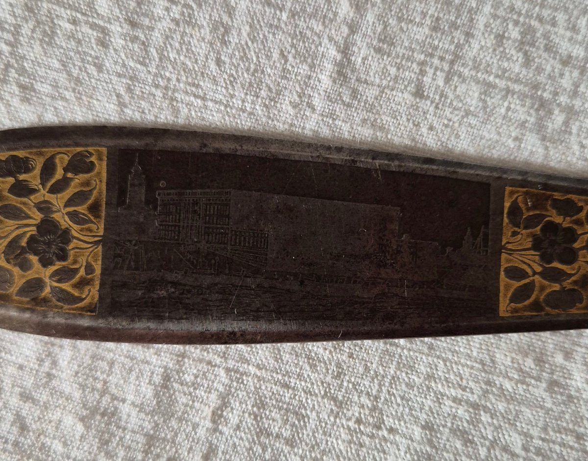 Swedish Damascus Steel Letter Opener -photo-4