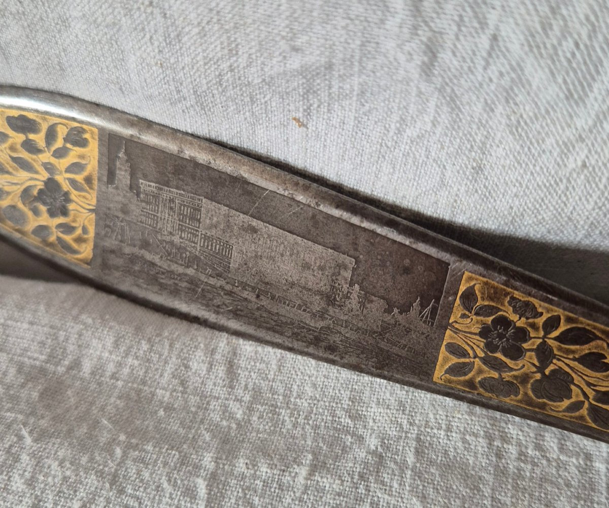 Swedish Damascus Steel Letter Opener -photo-1