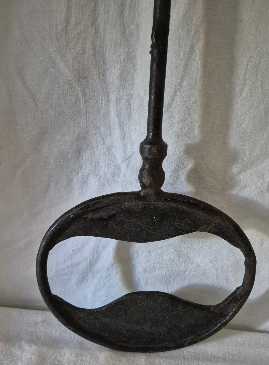 Grand Clef d'Enseigne De Serrurier En Fer Forgé -photo-4