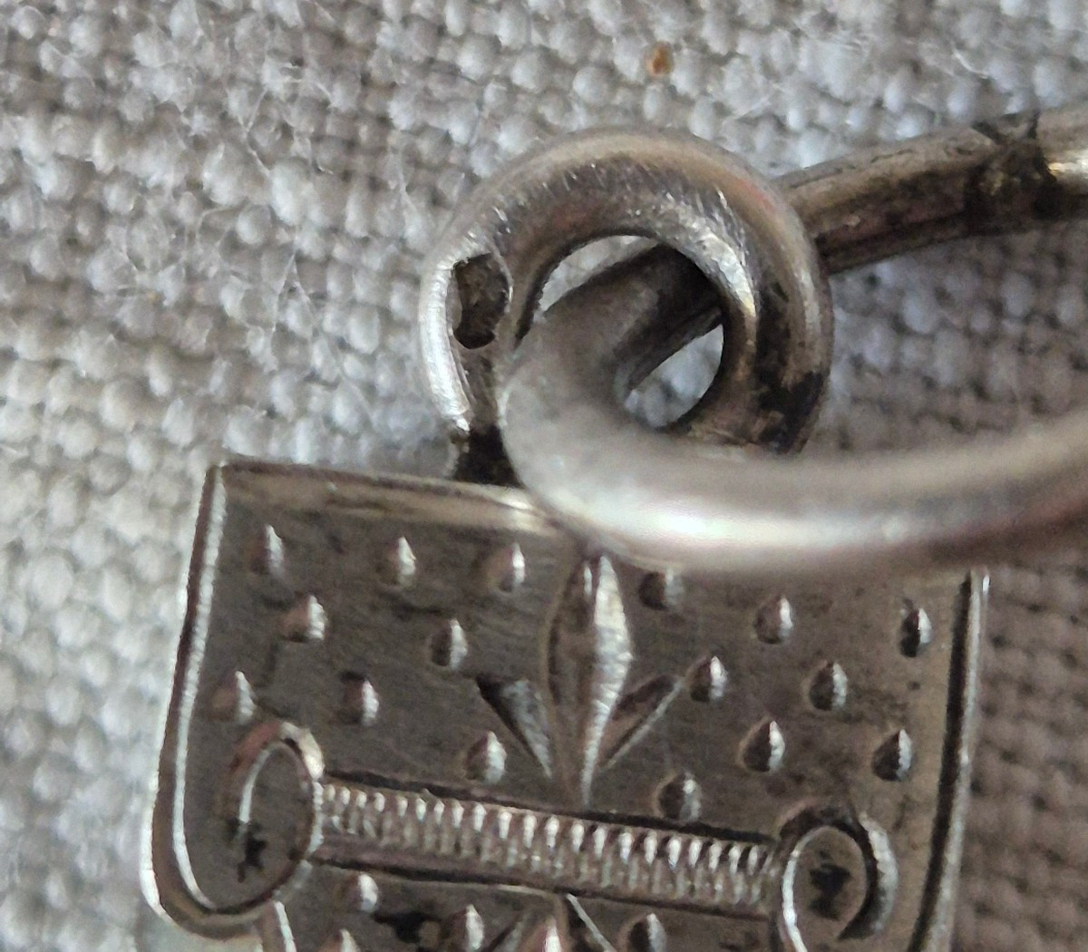 Croix pectorale en nacre et argent de 1891-photo-5