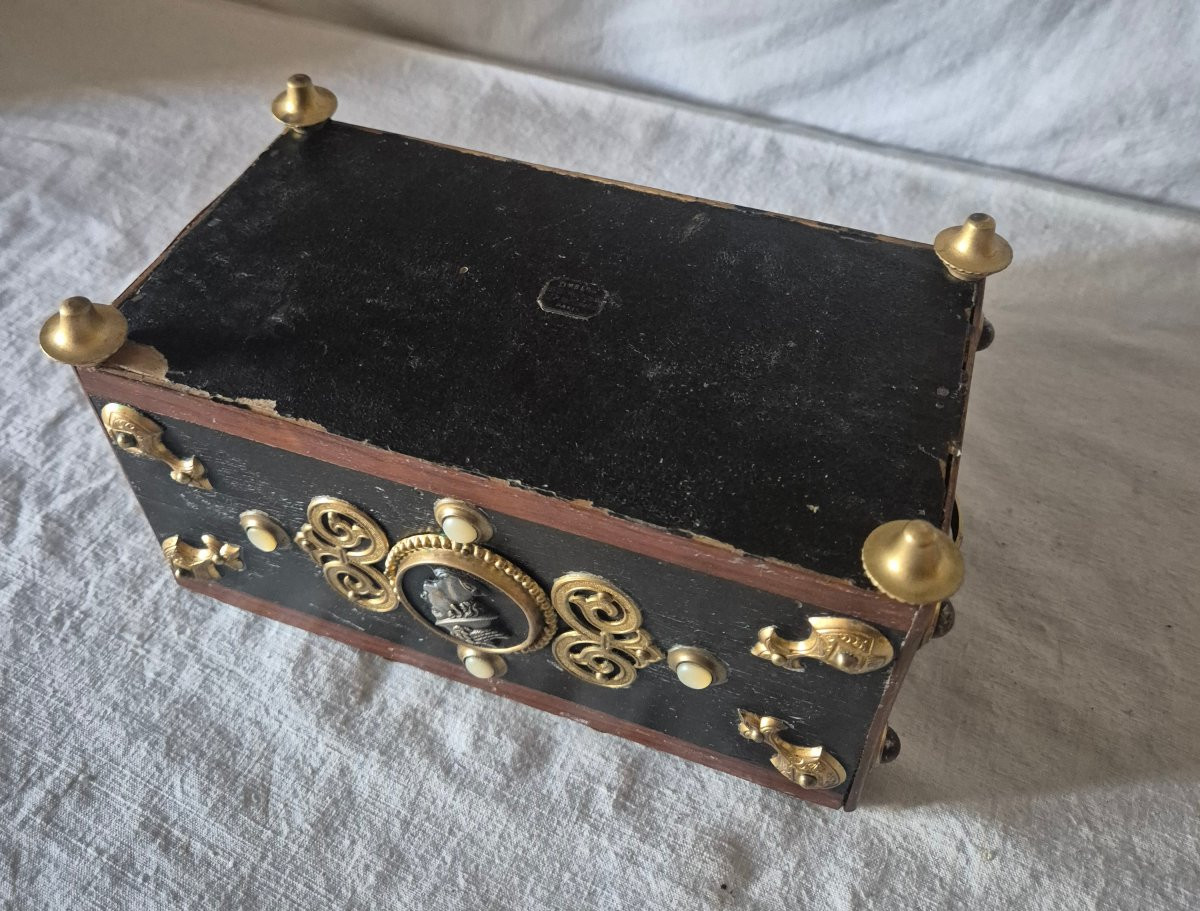 Petite jardinière Napoléon III de la maison Zimberg XIXème siècle -photo-8