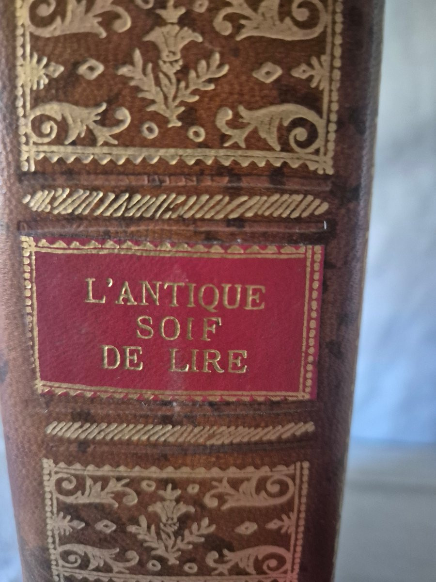 Trompe-l'œil Whiskey Flask, Circa 1950, Glass And Leather-photo-3