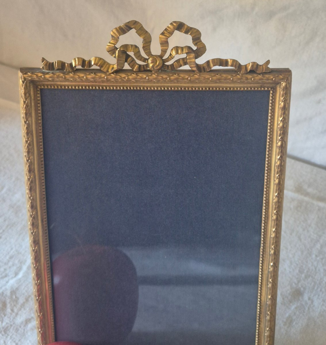 Cadre photo Napoléon III en bronze doré de belle taille et de belle qualité -photo-2