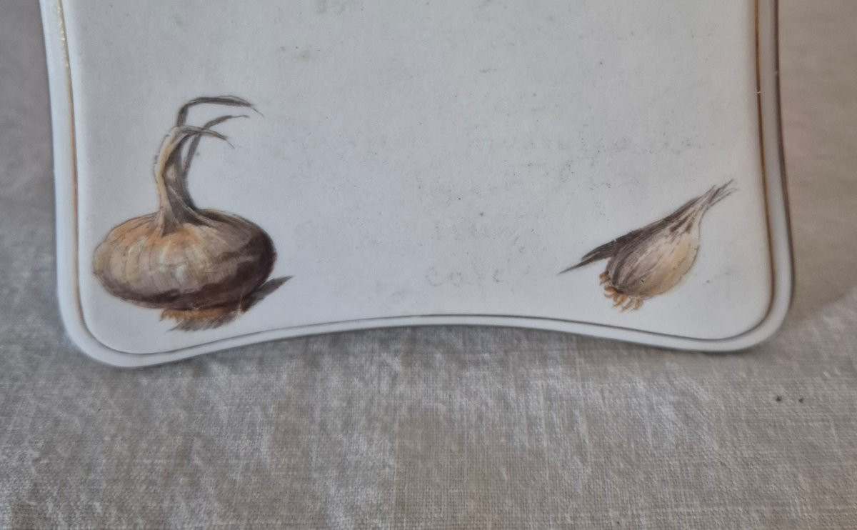 Pair Of  Porcelain Menus With Children's Imagery-photo-1