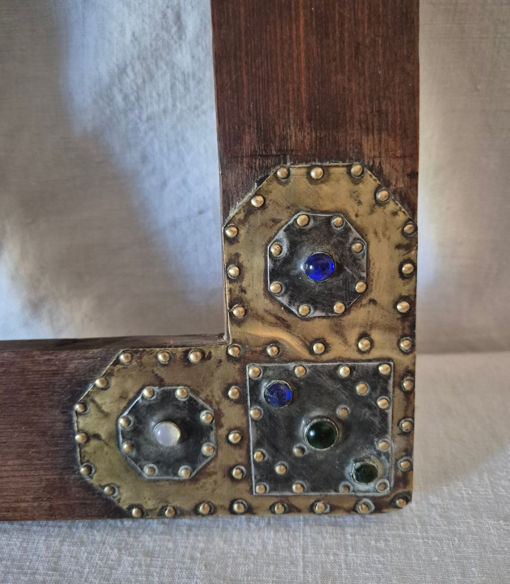 Arts And Craft Frame With Glass Stones-photo-1