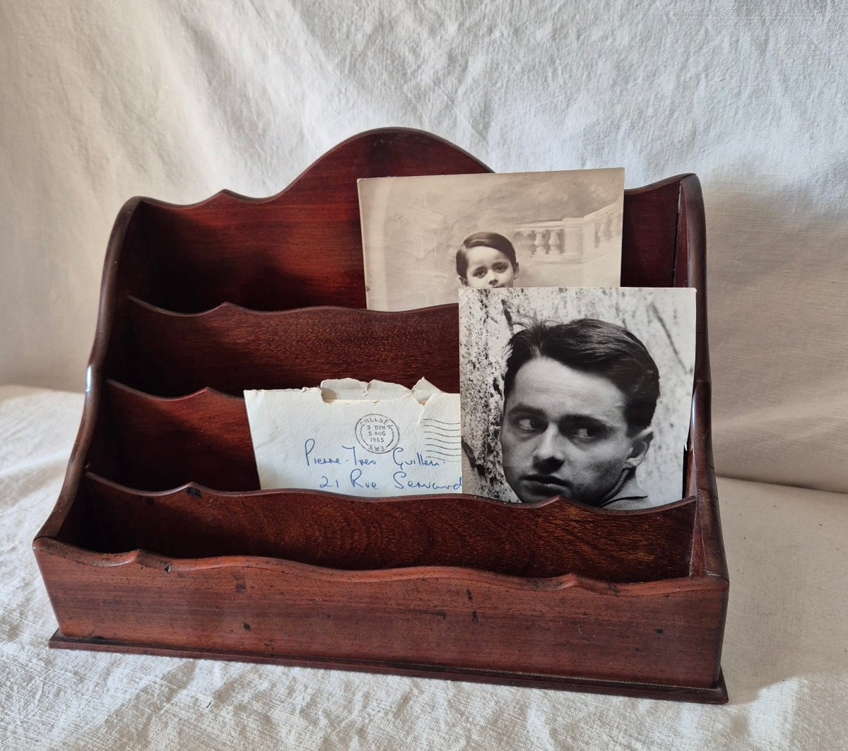 Document Binder In Cuban Mahogany, Late 19th Century-photo-2