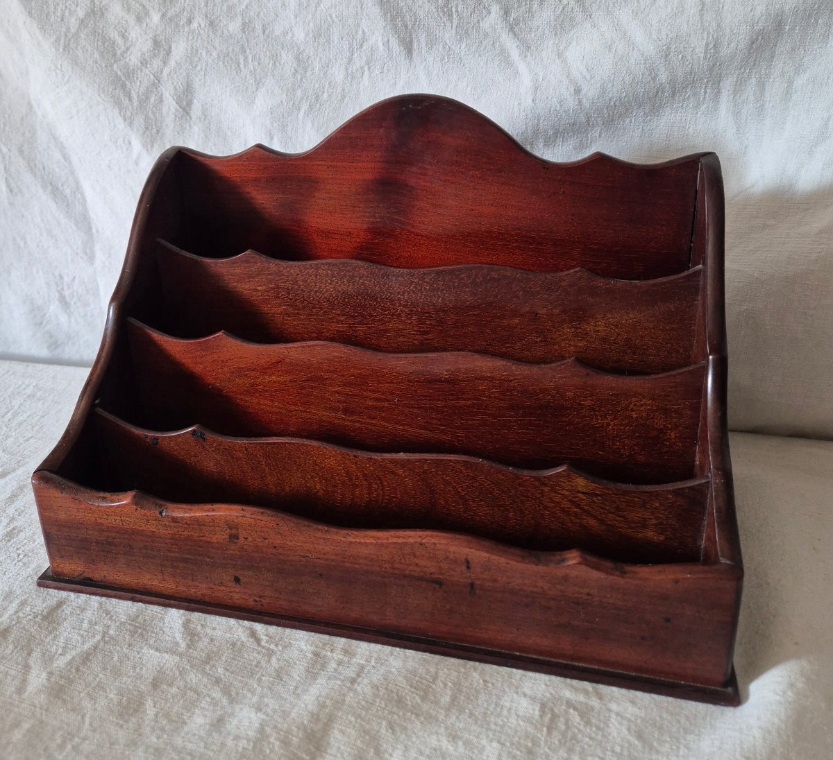Document Binder In Cuban Mahogany, Late 19th Century-photo-3