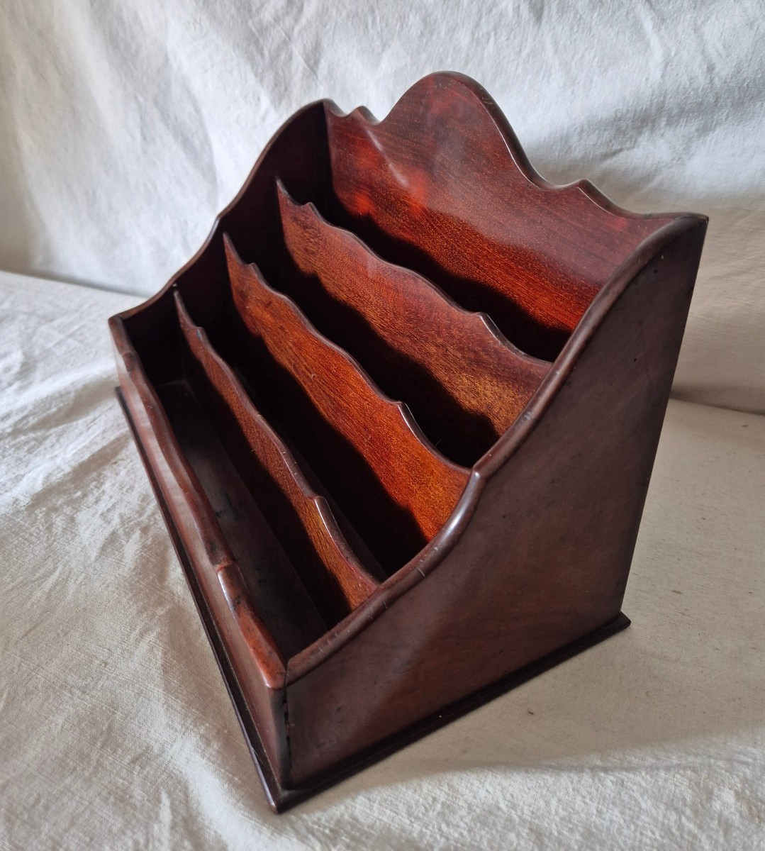 Document Binder In Cuban Mahogany, Late 19th Century