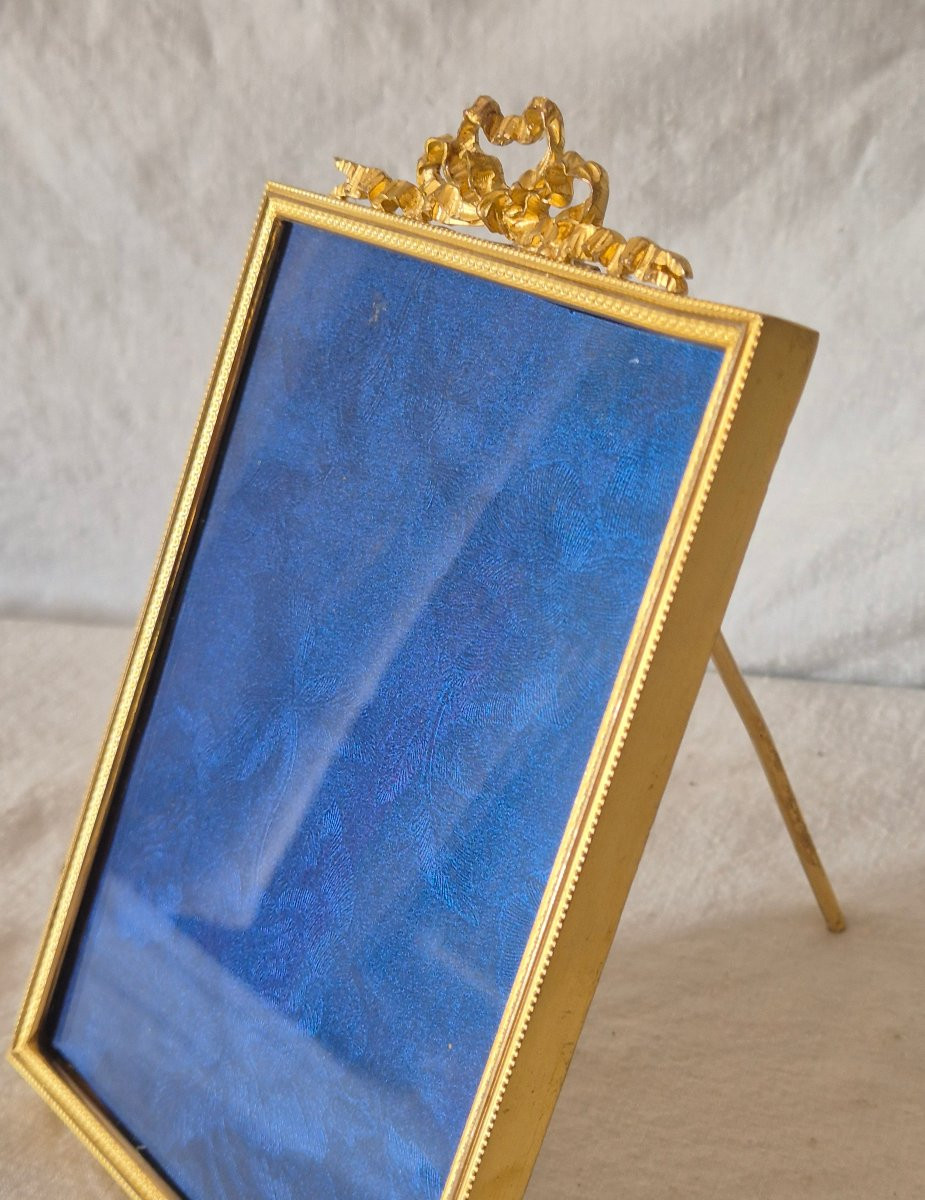 Cadre photo bronze doré style Louis XVI- 13 x 19 cm-photo-7