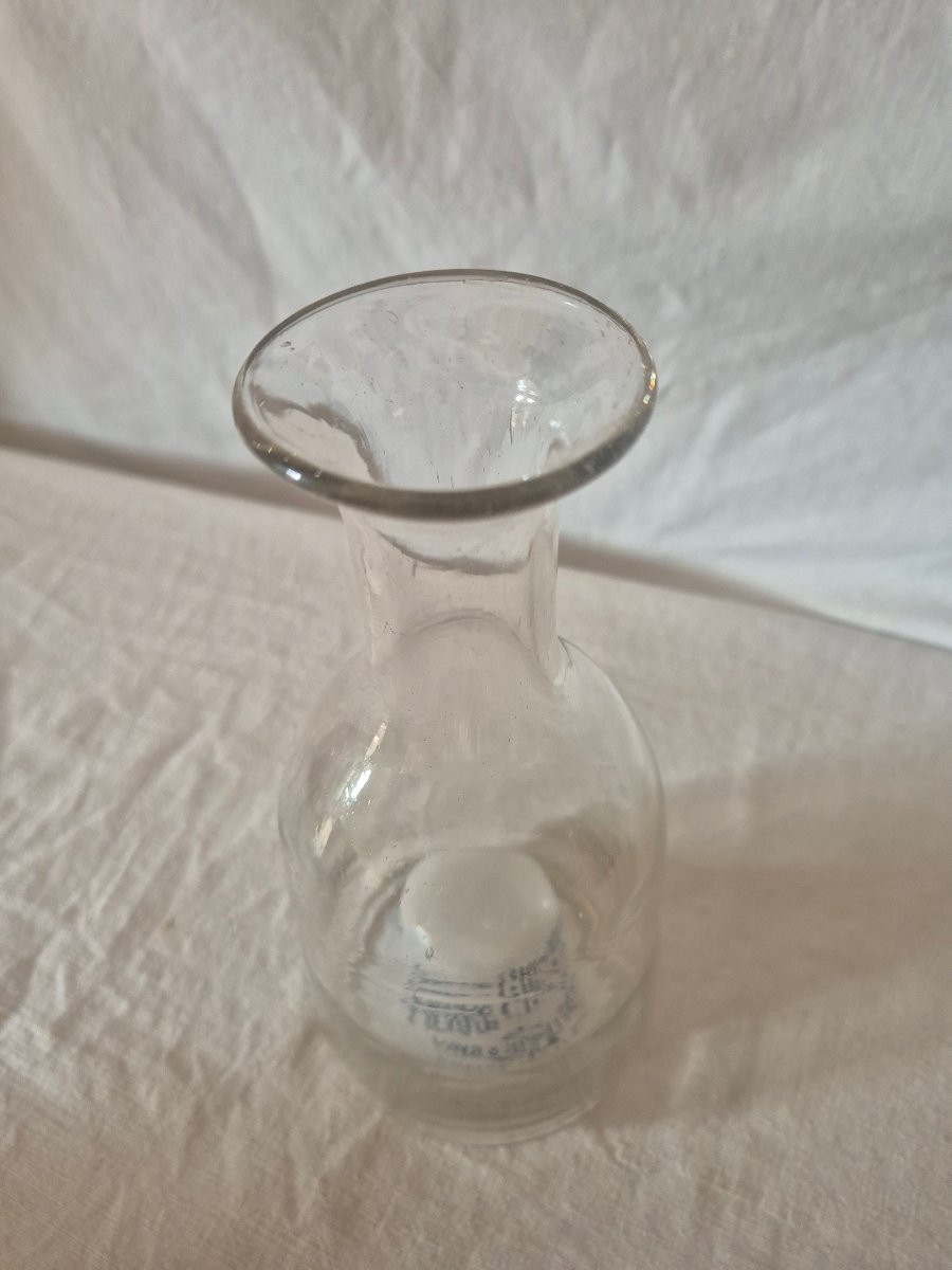 Pierre Choquet Carafon Publicity For Wine And Spirits From The City Of Villiers Cotterets-photo-3