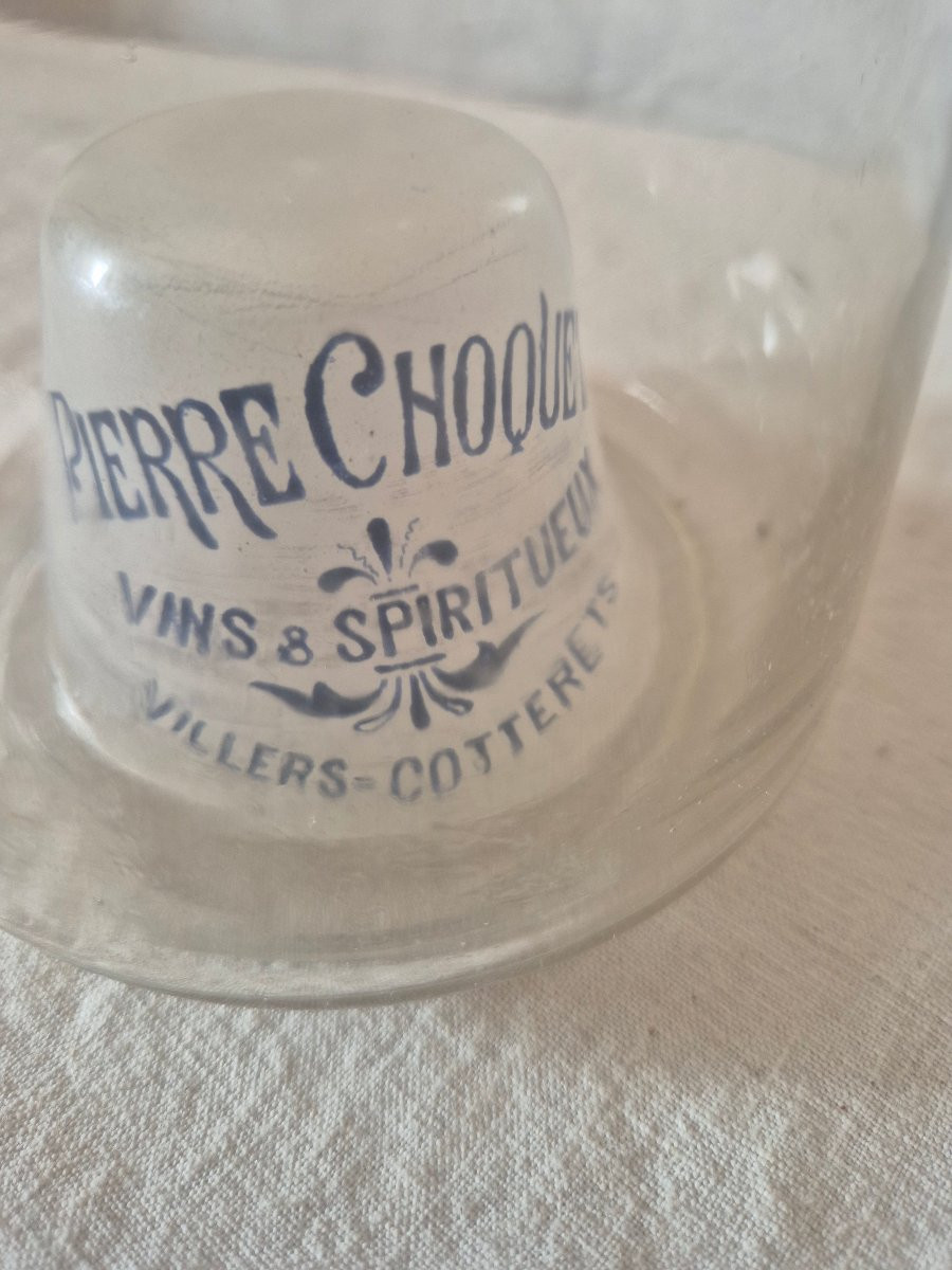 Pierre Choquet Carafon Publicity For Wine And Spirits From The City Of Villiers Cotterets-photo-5