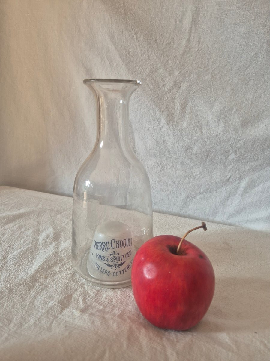 Pierre Choquet Carafon Publicity For Wine And Spirits From The City Of Villiers Cotterets-photo-7