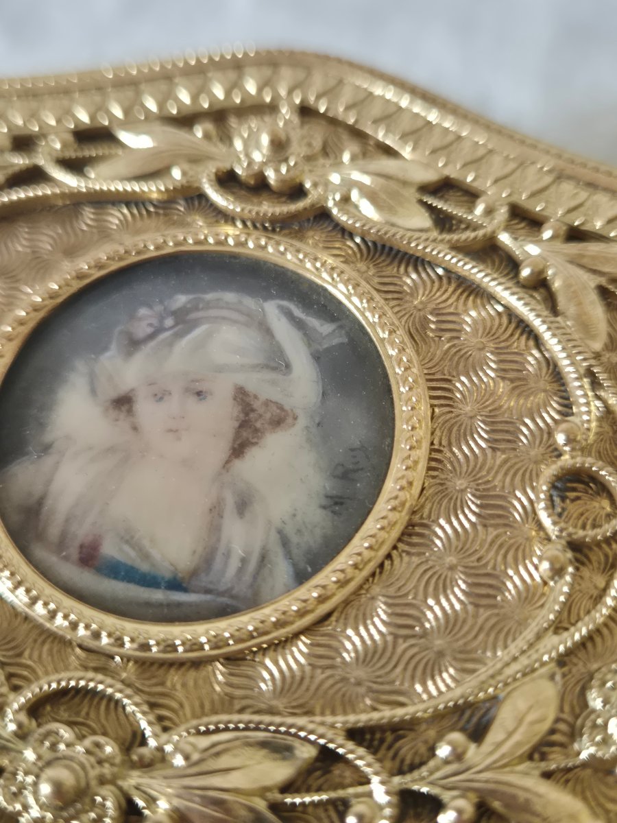 Napoleon III Jewelry Box In Pompom Bronze And Miniature-photo-5