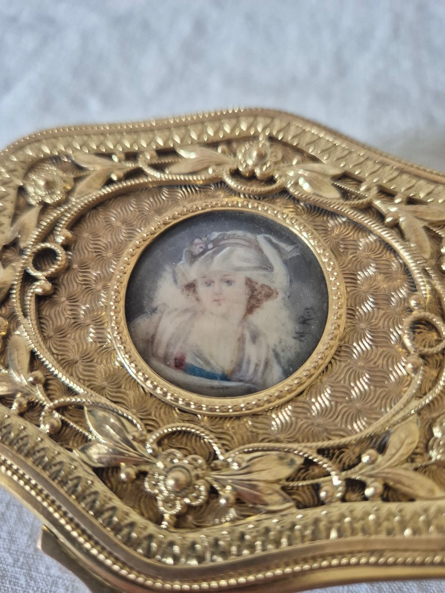 Napoleon III Jewelry Box In Pompom Bronze And Miniature-photo-7