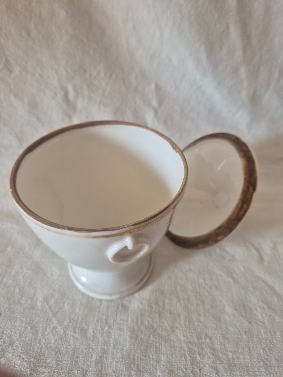Empire-style Porcelain Jar With Lid, In The Romantic Style -photo-5