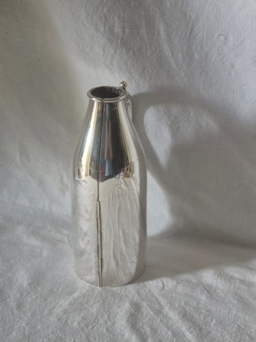 19th-century English Silver-plated Champagne Bottle Holder -photo-1
