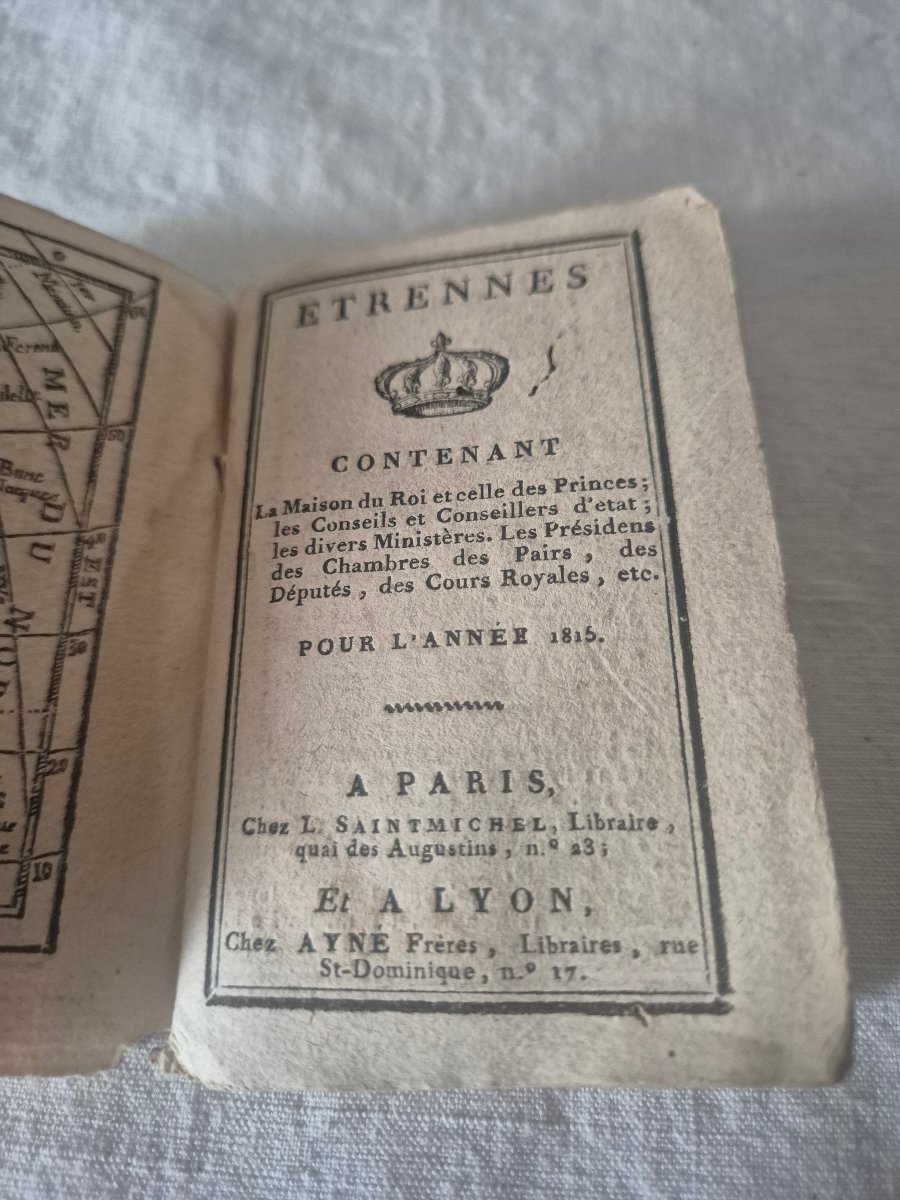 Almanac: A Gift Book For The Year 1815, Featuring A Variety Of Practical Information -photo-1