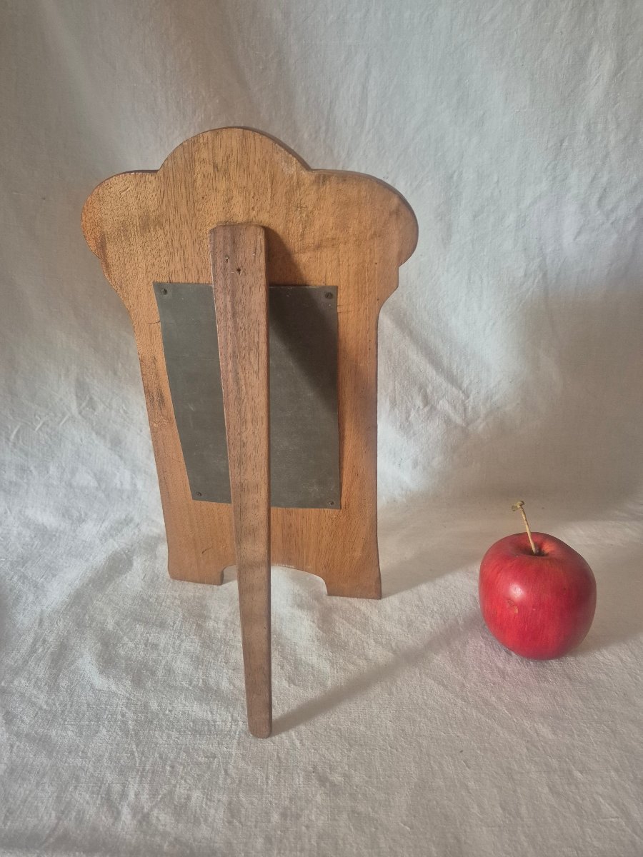 Large Photo Frame With Wood Marquetry Made From Various Types Of Wood, Circa 1910-photo-4
