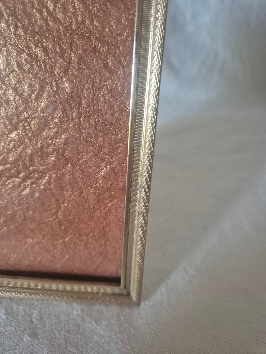 19th-century Album-sized Gilded Bronze Picture Frame -photo-4