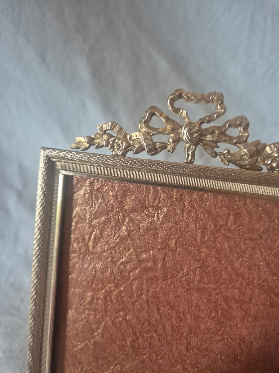 19th-century Album-sized Gilded Bronze Picture Frame -photo-4
