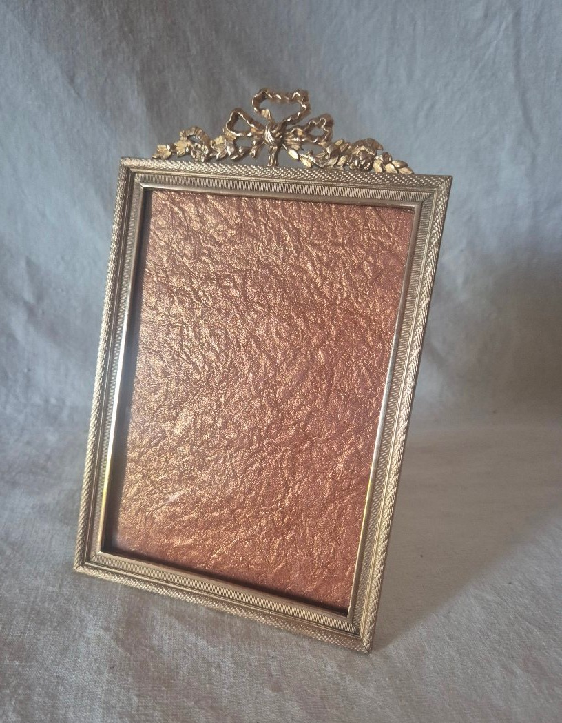 19th-century Album-sized Gilded Bronze Picture Frame 