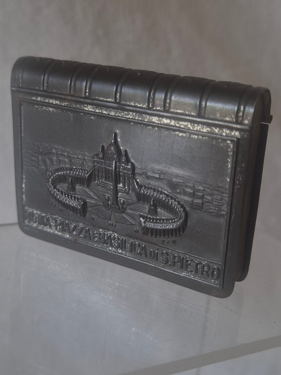 Rosary Holder With A Book-shaped Rosary Depicting Pius XI.-photo-2