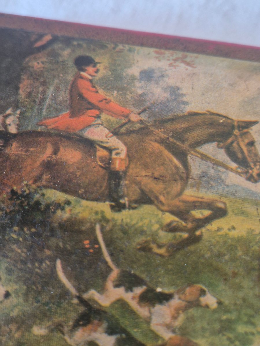 Double-compartment School Pencil Case Featuring A "chasse à La Courre" Theme-photo-2