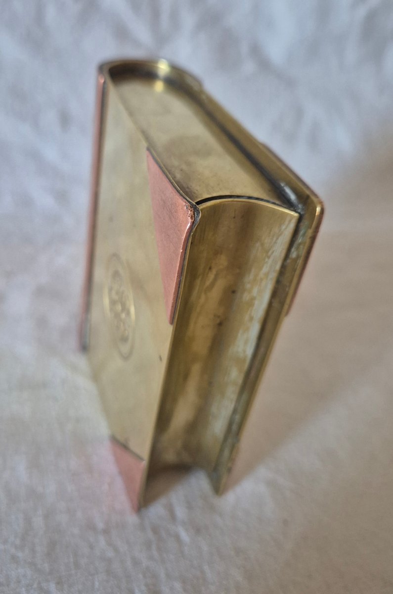 Livre briquet de poilu réalisé avec de la récupération d'obus de la première guerre mondiale -photo-5
