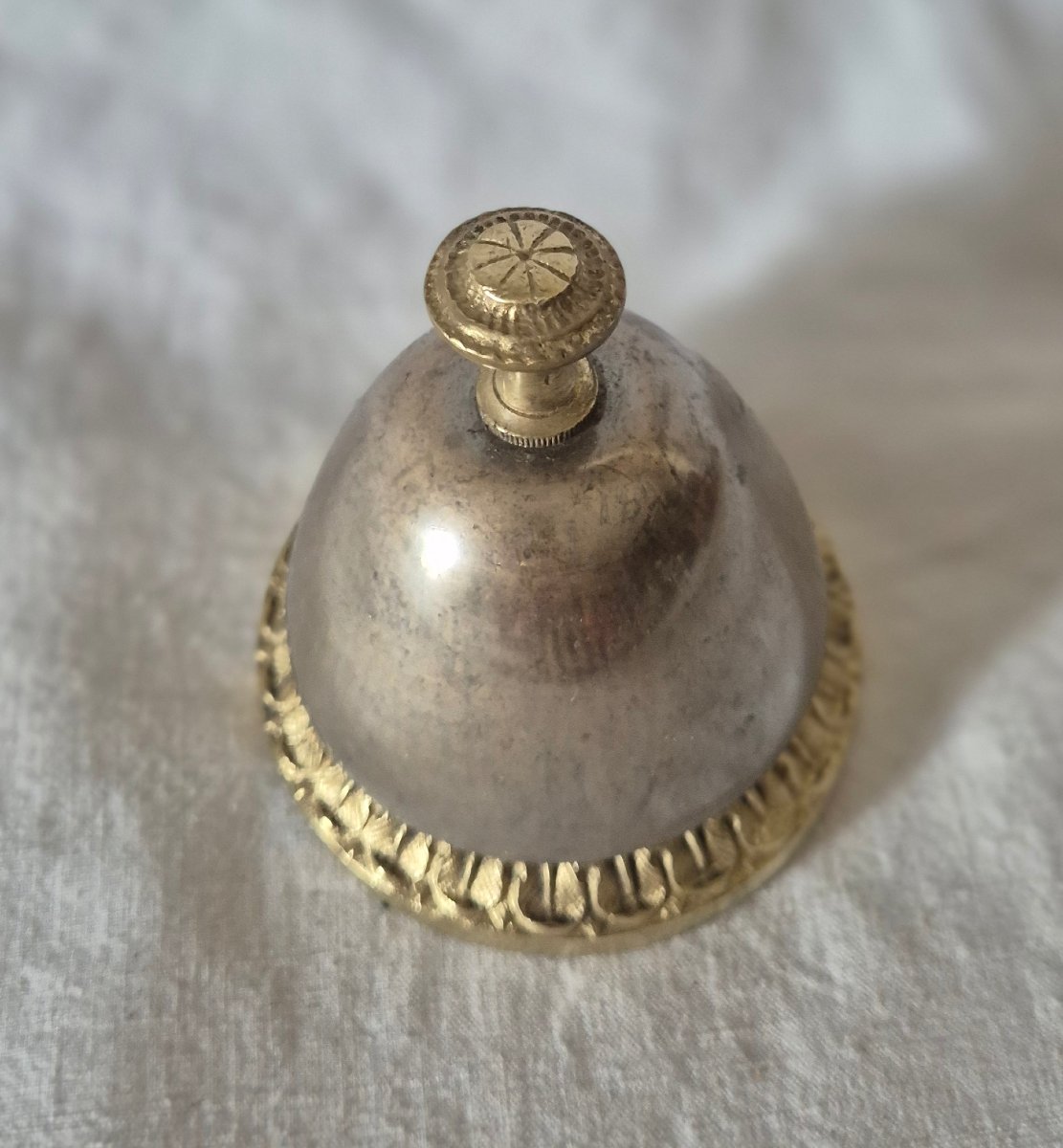 Bronze Counter Bell With A Trumpeting Chime 