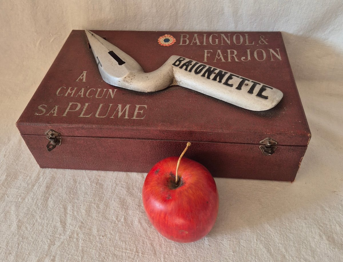Baignol &amp; Farjon Pen Nib Store Display Case, Circa 1900-photo-4