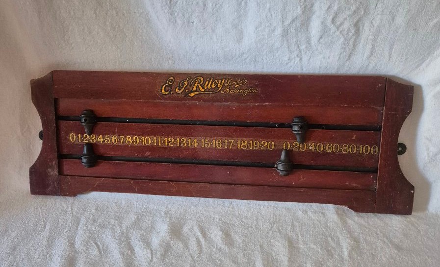 Special Feature On Bar And Pub Decor: A Mahogany Pool Table From A Scottish Pub. 
